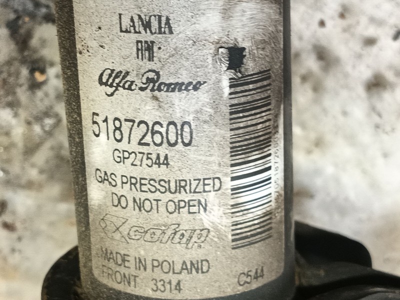 Recambio de amortiguador delantero derecho para fiat 500 (312_) 1.2 (312axa1a) referencia OEM IAM 0000051872600  