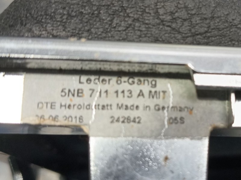 Recambio de pomo palanca cambio para volkswagen tiguan (ad1, ax1) 1.4 tsi referencia OEM IAM   