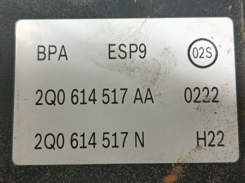 Recambio de abs para seat arona (kj7, kjp) 1.0 tsi referencia OEM IAM 2Q0614517AGBEF  