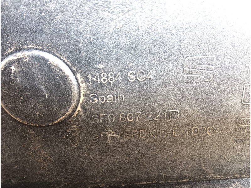 Recambio de paragolpes delantero para seat ibiza v (kj1, kjg) 1.0 tsi referencia OEM IAM  GF0807221D 