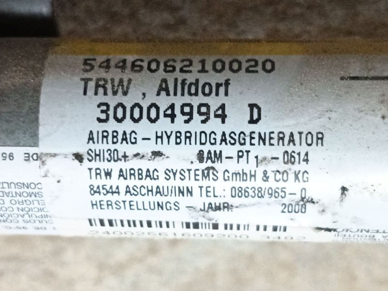 Recambio de airbag cortina delantero derecho para mercedes-benz clase c (w203) c 200 cdi (203.004) referencia OEM IAM   