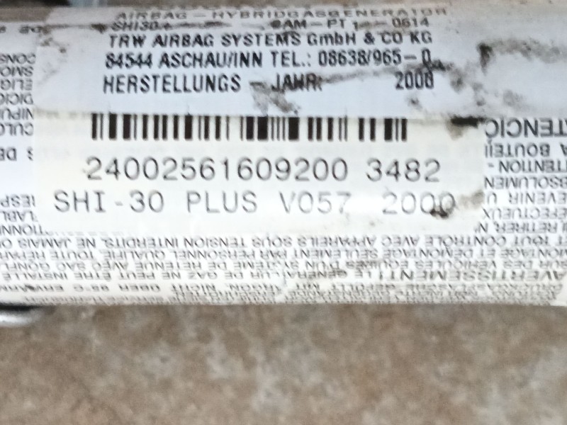 Recambio de airbag cortina delantero derecho para mercedes-benz clase c (w203) c 200 cdi (203.004) referencia OEM IAM   