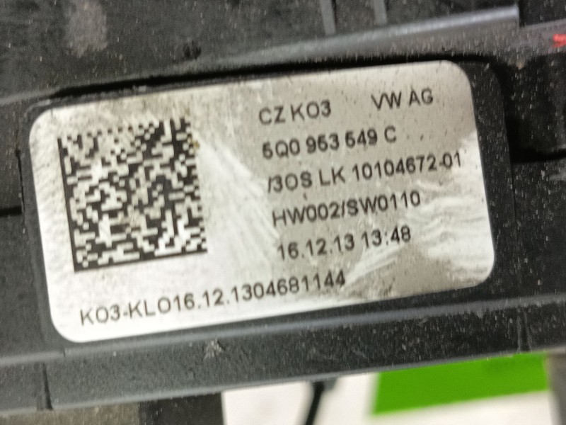 Recambio de mando multifuncion para volkswagen golf vii (5g1, bq1, be1, be2) 1.6 tdi 4motion referencia OEM IAM   