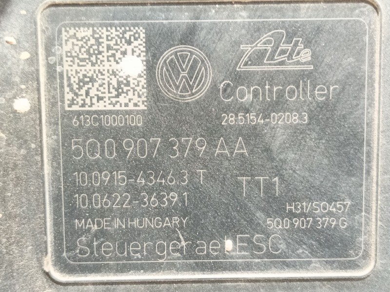 Recambio de abs para volkswagen golf vii (5g1, bq1, be1, be2) 1.6 tdi 4motion referencia OEM IAM   