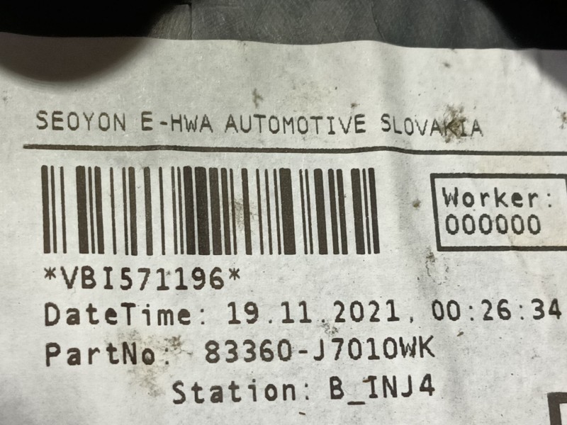 Recambio de guarnecido puerta trasera derecha para kia ceed tourer (cd) 1.0 t-gdi referencia OEM IAM   