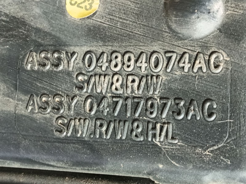 Recambio de deposito limpia para chrysler voyager iv (rg, rs) 2.5 crd referencia OEM IAM  04894074AC 