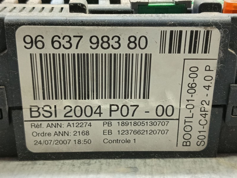 Recambio de modulo electronico para fiat scudo furgoneta (270_, 272_) 1.6 d multijet referencia OEM IAM   