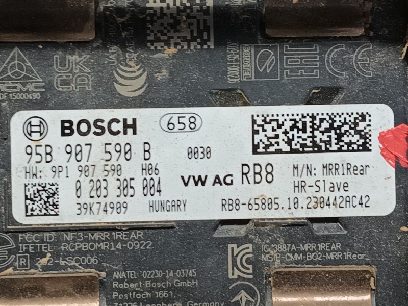 Recambio de modulo electronico para porsche macan (95b) gts (95bbl1) referencia OEM IAM  95B907590B 