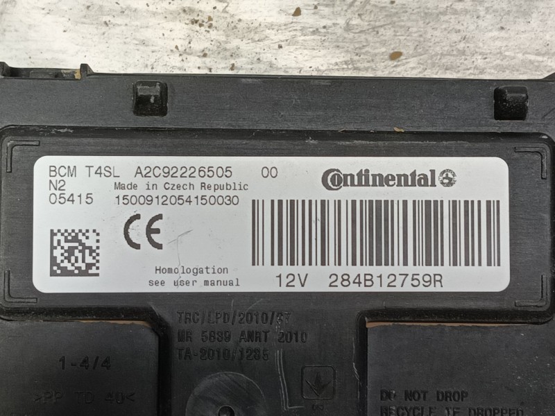 Recambio de modulo electronico para dacia sandero ii 1.2 referencia OEM IAM   