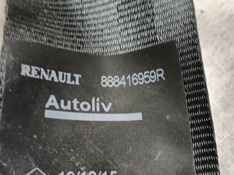 Recambio de cinturon seguridad trasero derecho para dacia sandero ii 1.2 referencia OEM IAM   