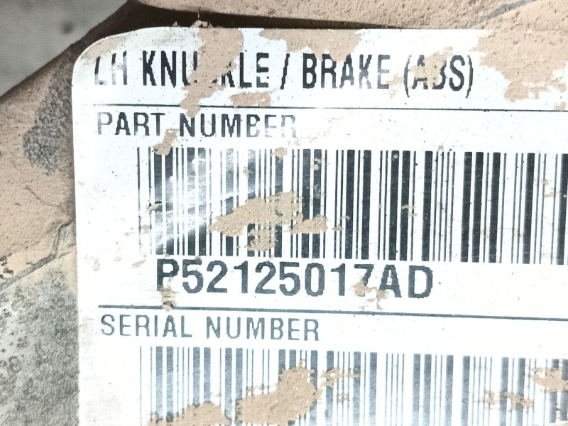 Recambio de mangueta delantera izquierda para dodge nitro 2.8 crd 4wd referencia OEM IAM   