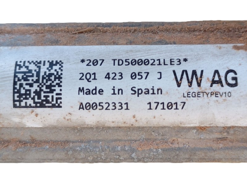 Recambio de cremallera direccion para volkswagen polo vi (aw1, bz1, ae1) 1.0 referencia OEM IAM 2Q1423061C  