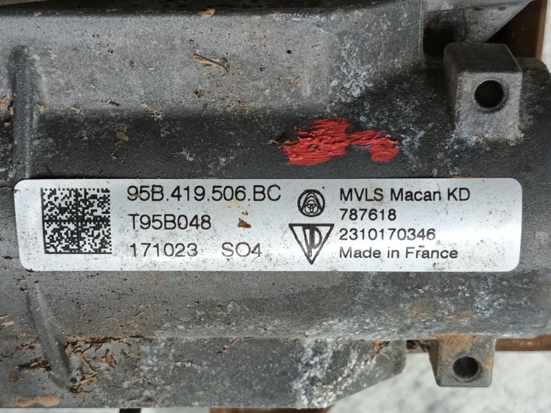 Recambio de columna direccion para porsche macan (95b) gts (95bbl1) referencia OEM IAM 95B419506BC 95B419753M 