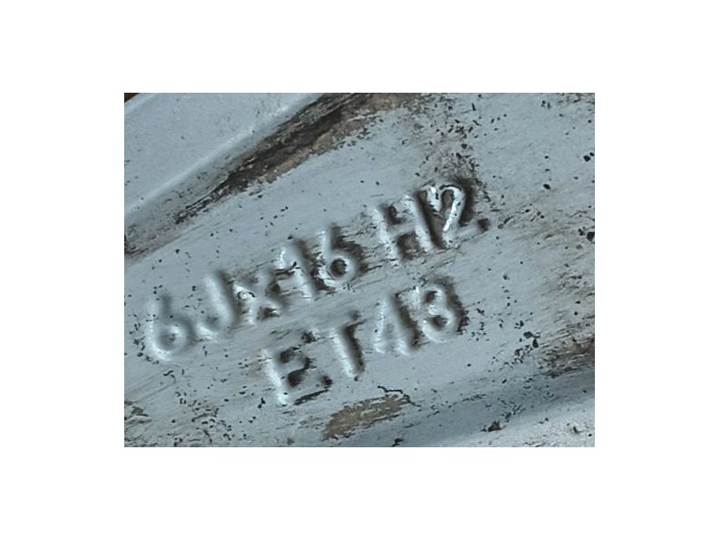 Recambio de llanta para skoda karoq (nu7, nd7) 2.0 tdi referencia OEM IAM 16PULGADAS ET43 6Jx16