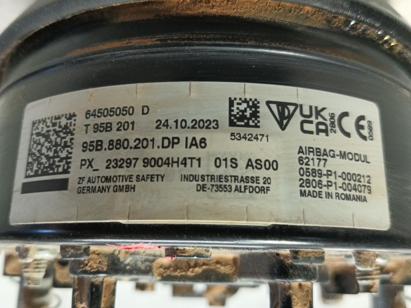 Recambio de airbag delantero izquierdo para porsche macan (95b) gts (95bbl1) referencia OEM IAM 95B880201DBIA6 95B880201DPIA6 