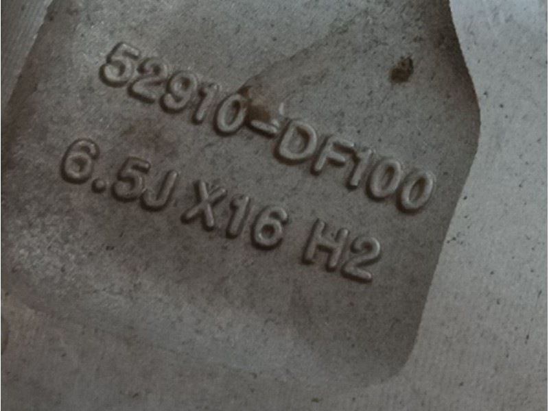 Recambio de llanta para hyundai kona (os, ose, osi) 1.6 gdi hybrid referencia OEM IAM 16PULGADAS ET44 6.5Jx16