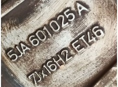 Recambio de llanta para skoda rapid spaceback (nh1) 1.6 tdi referencia OEM IAM 16PULGADAS ET46 7Jx16 2