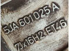 Recambio de llanta para skoda rapid spaceback (nh1) 1.6 tdi referencia OEM IAM 16PULGADAS ET46 7Jx16 2