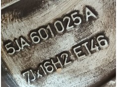 Recambio de llanta para skoda rapid spaceback (nh1) 1.6 tdi referencia OEM IAM 16PULGADAS ET46 7Jx16 2