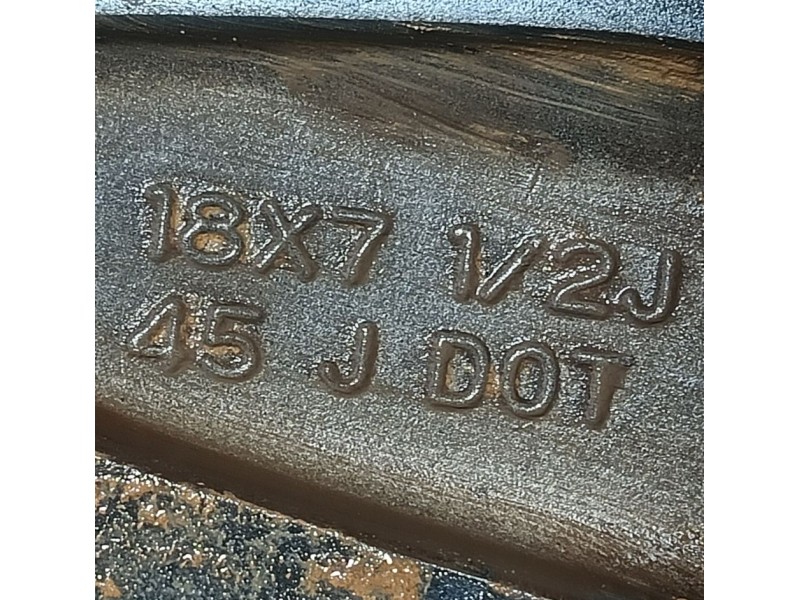 Recambio de llanta para honda cr-v v (rw_, rt_) 2.0 e-cvt hybrid (rt5) referencia OEM IAM 18PULGADAS ET45 18x7 1/2J