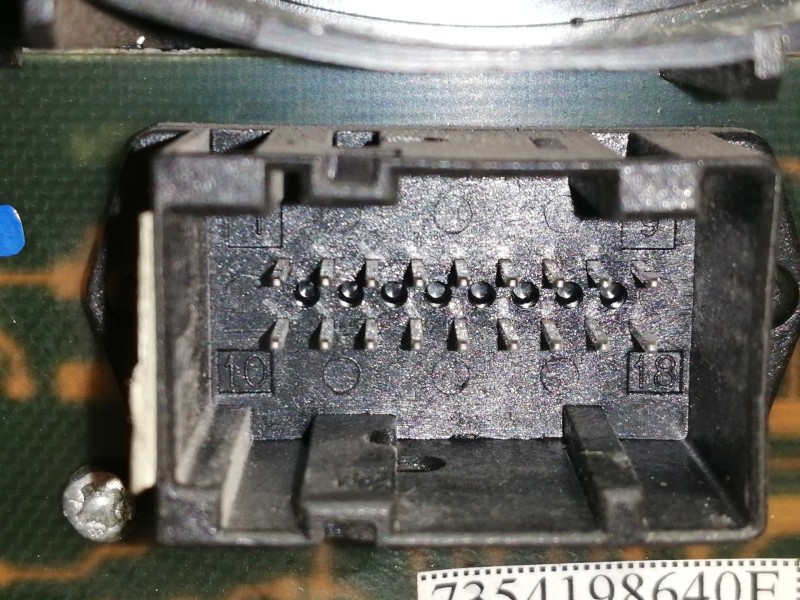 Recambio de warning para fiat doblo (119) 1.9 jtd family referencia OEM IAM 735408790 7354198640E 7354198640