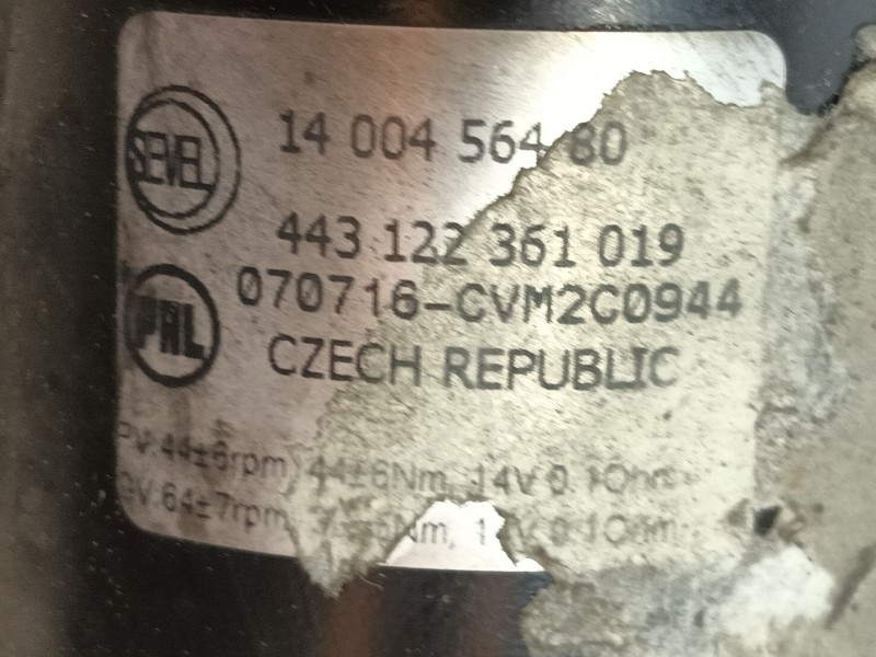 Recambio de motor limpia delantero para fiat scudo furgoneta (270_, 272_) 1.6 d multijet referencia OEM IAM   