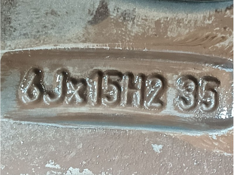 Recambio de llanta para fiat 500 (312_) 1.2 (312axa1a) referencia OEM IAM 51940828 ET35 6Jx15