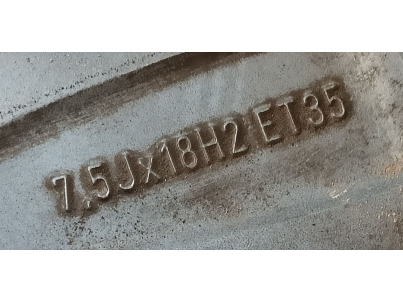 Recambio de llanta para seat alhambra (710, 711) 2.0 tdi referencia OEM IAM 7N0601025F ET35 7.5Jx18