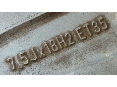 Recambio de llanta para seat alhambra (710, 711) 2.0 tdi referencia OEM IAM 7N0601025F ET35 7.5Jx18 2