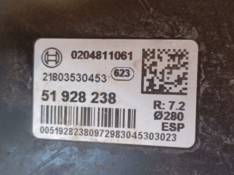 Recambio de servofreno para citroën jumper ii furgoneta 2.2 bluehdi 120 referencia OEM IAM  51928238 