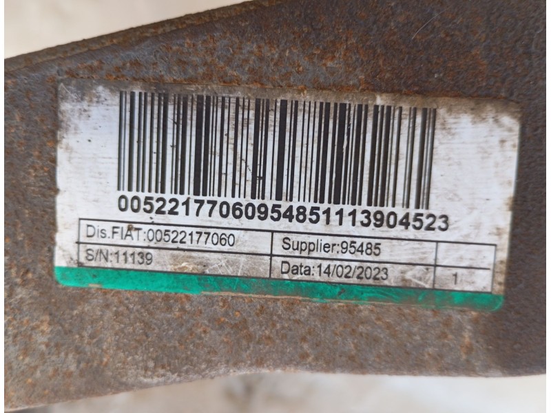 Recambio de mangueta delantera izquierda para citroën jumper ii furgoneta 2.2 bluehdi 120 referencia OEM IAM  00522177060 