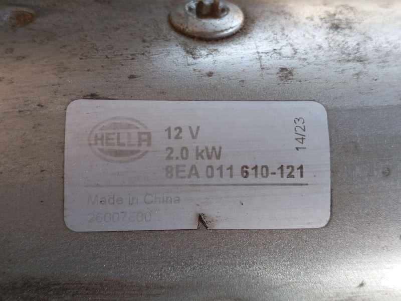 Recambio de motor arranque para nissan interstar furgoneta (x70) dci 100 referencia OEM IAM  8EA011610121 