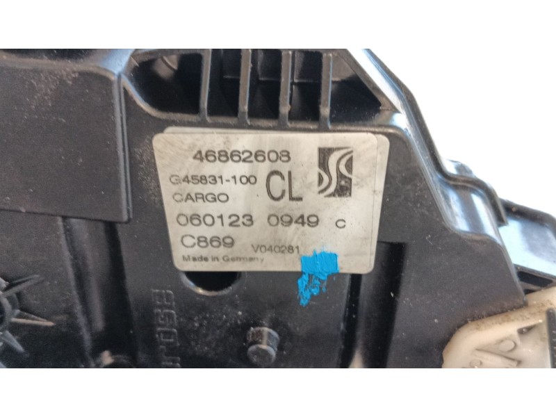 Recambio de cerradura puerta trasera derecha para citroën jumper ii furgoneta 2.2 bluehdi 120 referencia OEM IAM   