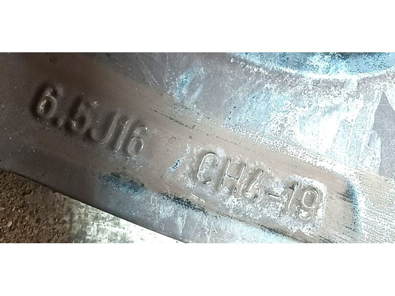 Recambio de llanta para citroën c4 cactus 1.2 vti 82 referencia OEM IAM 16 PULGADAS ET19 6.5J16