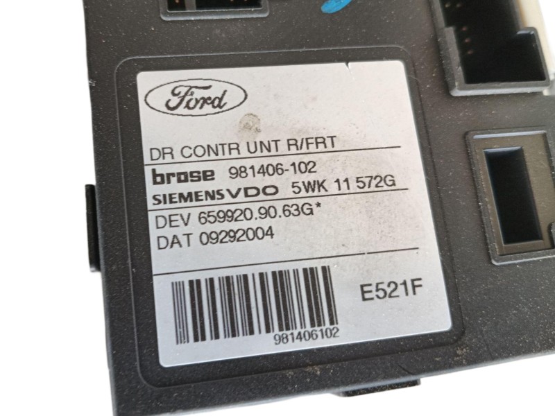 Recambio de elevalunas delantero derecho para ford focus c-max (dm2) 2.0 tdci referencia OEM IAM  981406102 