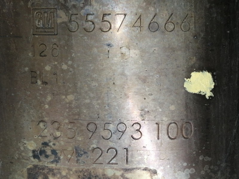 Recambio de filtro de particulas para opel insignia sports tourer 2.0 16v cdti referencia OEM IAM 55574666  2359593100 GM221