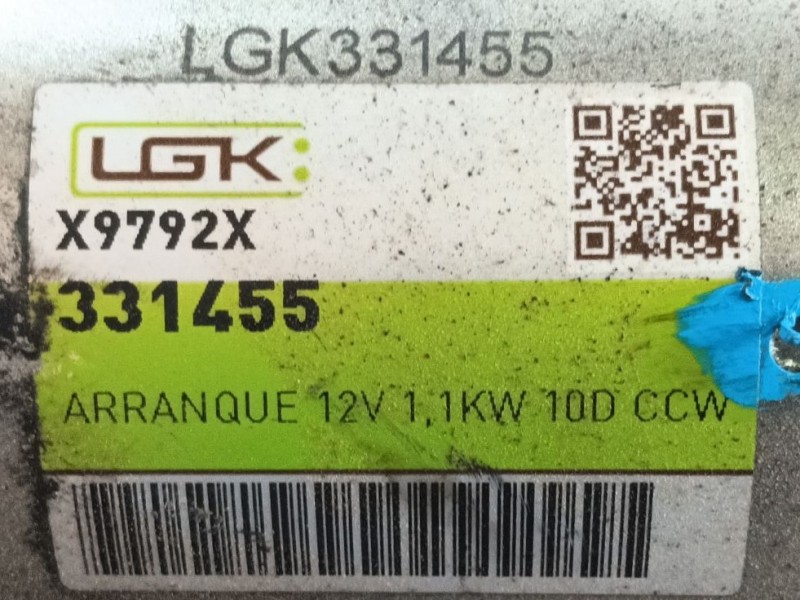 Recambio de motor arranque para skoda fabia ii (542) 1.2 referencia OEM IAM   
