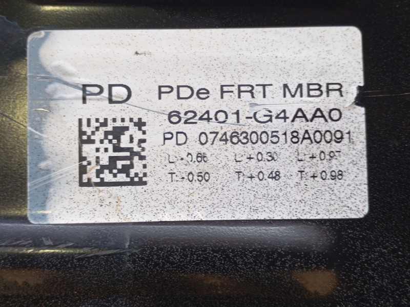 Recambio de puente delantero para hyundai i30 (pde, pd, pden) 1.0 t-gdi referencia OEM IAM 62400J7AA0  