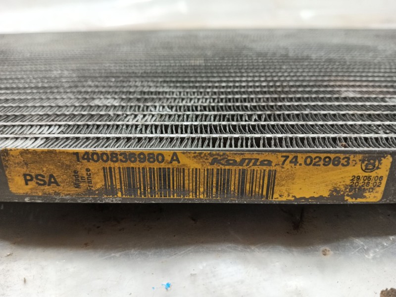 Recambio de condensador / radiador aire acondicionado para peugeot 807 (eb_) 2.0 hdi referencia OEM IAM  1400836980A 