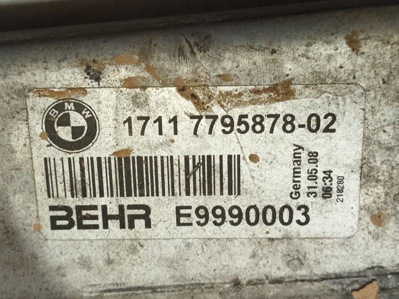 Recambio de radiador agua para bmw 5 (e60) 520 d referencia OEM IAM  1711779587802 