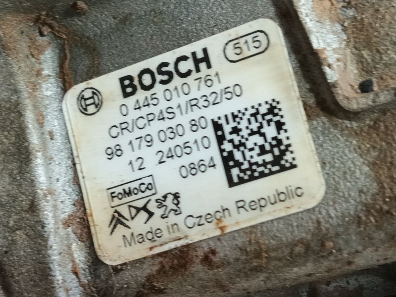 Recambio de bomba inyeccion para citroën c3 iii (sx) 1.5 bluehdi 100 (sxyhyp, sxyhtu) referencia OEM IAM 9817903080 0445010761 