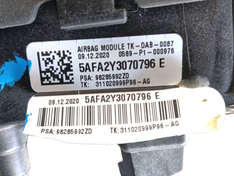 Recambio de airbag delantero izquierdo para toyota proace furgoneta (mdz_) electric (mdzs, mdzz) referencia OEM IAM   