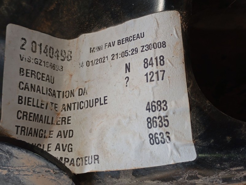 Recambio de puente delantero para toyota proace furgoneta (mdz_) electric (mdzs, mdzz) referencia OEM IAM   