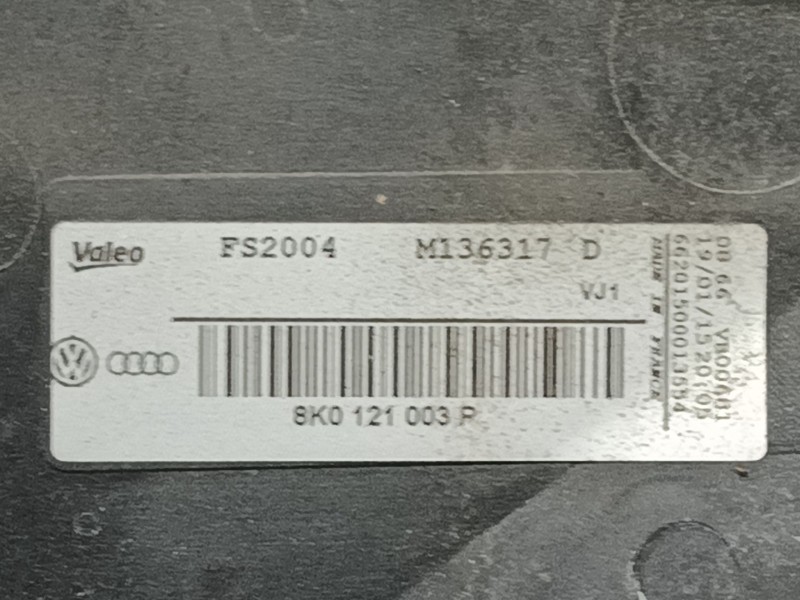 Recambio de electroventilador para audi a4 b8 (8k2) 2.0 tdi referencia OEM IAM 8K0959455T 5K0959501G 