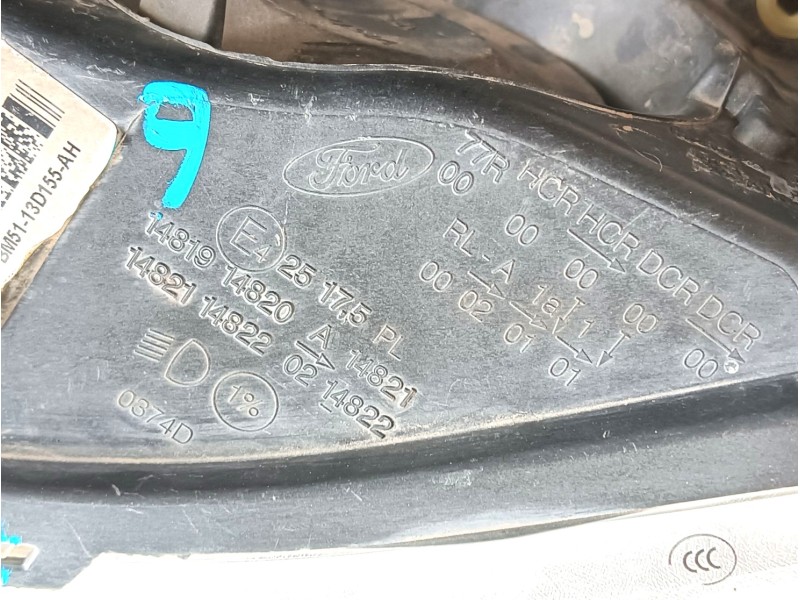 Recambio de faro izquierdo para ford focus iii 1.6 ti referencia OEM IAM  1481914820 