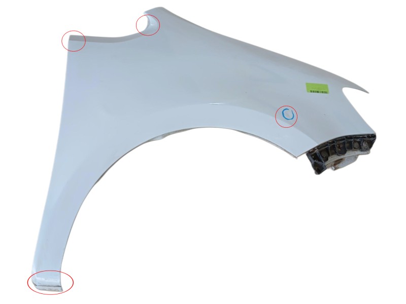 Recambio de aleta delantera derecha para seat alhambra (710, 711) 2.0 tdi referencia OEM IAM   