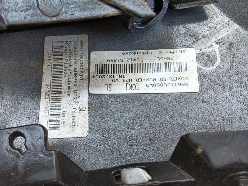 Recambio de paragolpes delantero para kia sportage iii (sl) 1.6 gdi referencia OEM IAM 865113U000  