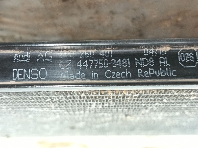 Recambio de condensador / radiador aire acondicionado para audi a4 b8 (8k2) 2.0 tdi referencia OEM IAM 8T0260403F 8T0260401 