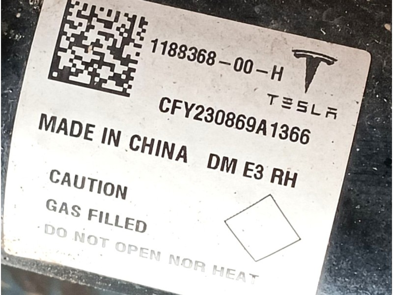 Recambio de amortiguador delantero derecho para tesla model y (5yjy) ev a las 4 ruedas referencia OEM IAM 118837900B 118836800H 