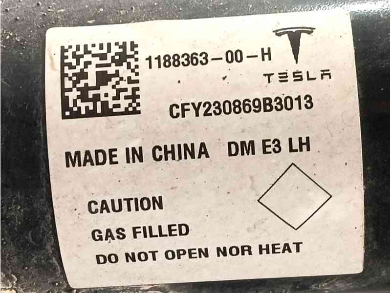 Recambio de amortiguador delantero izquierdo para tesla model y (5yjy) ev a las 4 ruedas referencia OEM IAM 118836500B  